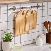 تصویر تخته برش دوتایی کاراجا لیلا karaca leyla Karaca kesme tahtasi