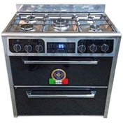 تصویر اجاق گاز تکنو مدل 10000 طرح فر استیل 