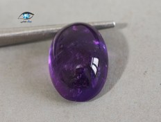 تصویر سنگ آمیتیست بیضی 5 قیراط 