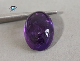 تصویر سنگ آمیتیست بیضی 5 قیراط 