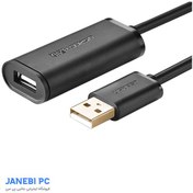 تصویر کابل افزایش طول USB اکتیو یوگرین مدل US121 10326 طول 30 متر 