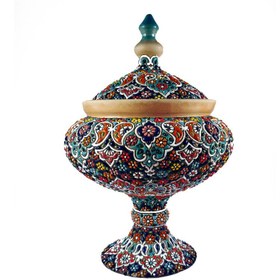 تصویر شکلات خوری متوسط میناکاری کد 25 