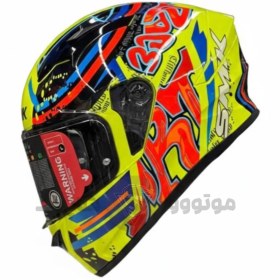 تصویر کلاه کاسکت فک ثابت SMK STELLAR کد 12 SMK STELLAR fixed-jaw helmet code 12