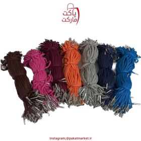 تصویر بند ابریشمی سرفلزی - ۵۰ Silk handbag strap