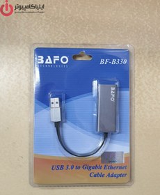 تصویر کابل تبدیل USB3.0 به LAN بافو مدل BF-330 