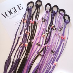 تصویر کش مو بافت فانتزی کرومی مدل پیکسل دار 