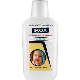 تصویر شامپو بدن کرمی بچه ایروکس مناسب پوست خشک و حساس ۲۰۰ گرمی Irox Baby Shampoo For Sensitive and Dry Skins 200 g