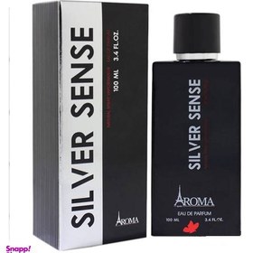 تصویر ادوپرفیوم مردانه آروما مدل Silver Scent 