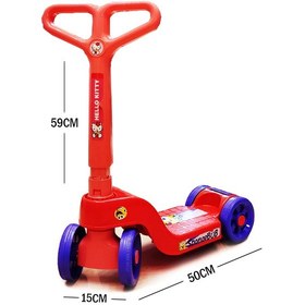 تصویر اسکوتر کودک مدل تویکو ttoyco ttoyco model child scooter