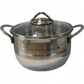 تصویر قابلمه استیل سایز 18 دستی لوکس Destilux Steel pot Destilux size 18