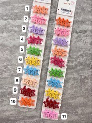 تصویر گیره تق‌تقی ستاره‌ای شاین سه‌تایی 