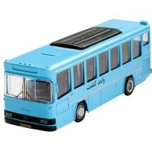 تصویر ماشین بازی مدل اتوبوس شرکت واحد فلزی موزیکال کد 002 