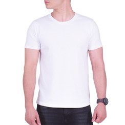 تصویر تیشرت مردانه زارا قواره بزرگ مشکی از پنبه 