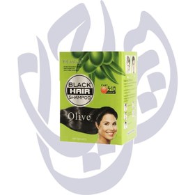 تصویر شامپو رنگ الیو 