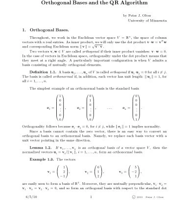 خرید و قیمت دانلود کتاب Orthogonal Bases and the QR Algorithm version 5 ...