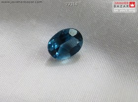 تصویر نگین توپاز لندن آبی تراش کد 79314 