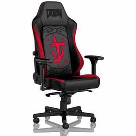 تصویر صندلی گیمینگ نوبل چیر قرمز Gaming Chair Noble Chair HERO Doom Edition Gaming Chair Noble Chair HERO Doom Edition