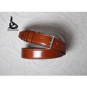 تصویر کمربند چرم مردانه با سگک زبانه دار - 1 leather belt