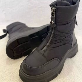 تصویر بوت زنانه کاپشنی جلوزیپ کد 2102028 
