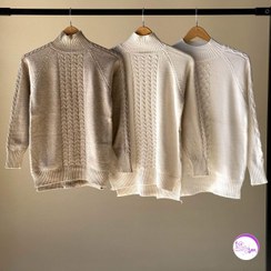 تصویر بلوز بافت گپ وسط طرحدار 