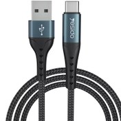 تصویر کابل USB به Type C یسیدو مدل CA74 طول 1.2 متر ا yesido CA74 USB to Type-C cable 1.2m yesido CA74 USB to Type-C cable 1.2m