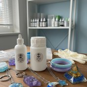 تصویر رزین اپوکسی کمهو 828 کره وزن 180گرم با هاردنر 