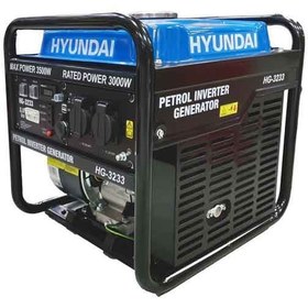 تصویر موتور برق اینورتر هیوندای مدل HG3233 HYUNDAI HG3233 generator