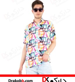 تصویر پیراهن مردانه مدل هاوایی / کد 18002 