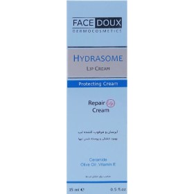 تصویر كرم مرطوب كننده و محافظ لب 15 میلی لیتر فیس دوكس face doux hydrasome lip cream