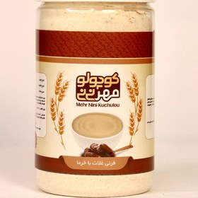 تصویر فرنی غلات با خرما 