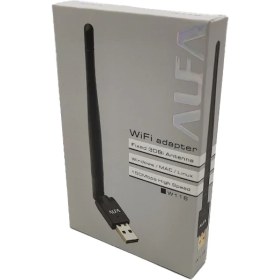 تصویر دانگل شبکه USB بی سیم ALFA آلفا مدل W-116 