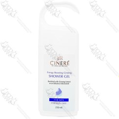 تصویر شامپو بدن آقایان حاوی عصاره جینسینگ سینره | CINERE Energy Boosting Ginseng SHOWER GEL For Men 