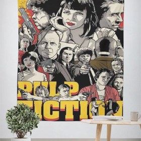 تصویر بک دراپ یا پوستر پارچه ای pulp fiction کد VM7-130 