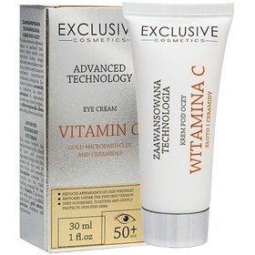 تصویر کرم دور چشم ویتامین C اکسکلوسیو Exclusive Cosmetics Vitamin C Eye Cream 30ml