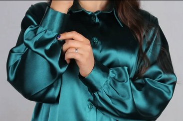 تصویر شومیز سبز کله غازی 