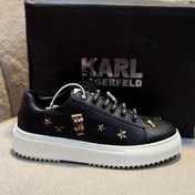 تصویر کتونی کارل مشکی مدل استار - 38 