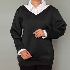 تصویر دورس اسپرت یقه شومیزی مشکی 