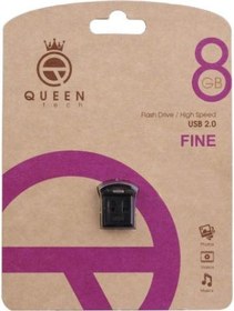 تصویر فلش مموری کوئین تک مدل FINE ظرفیت 8 گیگابایت Queen tech Fine Flash Memory 8GB