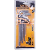 تصویر آچار آلن دینگشی مدل 17121A ست ۹ عددی شش گوش 