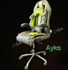 تصویر صندلی گیمینگ آریا مدل Xbox Series S طوسی دو اهرمه تنظمی 