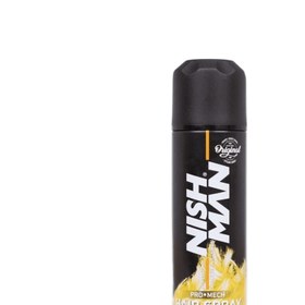 تصویر اسپری رنگ مو نیشمن زرد YELLOWحجم 150 میل Nishman Pro Mech Hair Color Spray زرد 