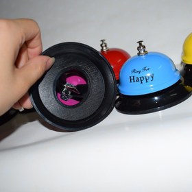 تصویر زنگ رومیزی مدل Happy کد 04-00 - سفید 