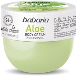 تصویر ژل آبرسان بدن باباریا حاوی عصاره خالص آلوئه ورا حجم 400 میل Babaria Aloevera Body Gel 400 ml