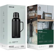 تصویر بطری حرارتی وینتیج گرین Green Vintage Thermal Bottle 