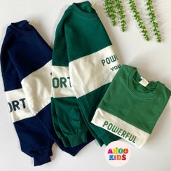 تصویر بلوز دورس پسرانه رینگی - سبز 