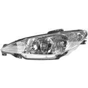 تصویر چراغ جلو پژو 206 چپ | کروز Peugeot 206 headlight