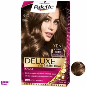 تصویر کیت رنگ مو پلت (Palette) سری DELUXE شماره 0-6 حجم 50 میلی‌لیتر رنگ قهوه ای شکلاتی 