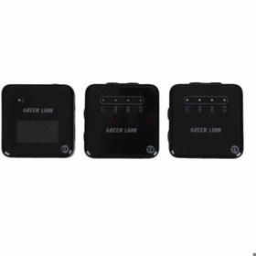 تصویر میکروفون بی سیم گرین لاین مدل GLM-PROFESSIONAL Wireless Mic Wireless Microphone 2 Users GREEN LION Model GLM - PROFESSIONAL