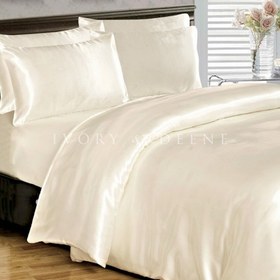 تصویر روتختی ساتن 6 تکه شامل پتو (پنبه دوزی شده) روتختی کش دوزی شده دو جفت روبالشی satin bedcover and pillow case