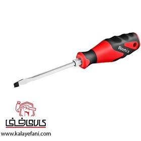 تصویر پیچ گوشتی دوسو رونیکس دسته TPR مدل RH-2735 ا Ronix Slotted Screwdriver RH-2735 Ronix Slotted Screwdriver RH-2735